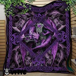 Dragon Quilt Blanket 3149 and Home Decor