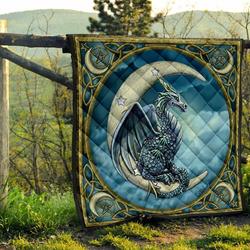 Dragon Quilt Blanket Dhc0712181Vt and Home Decor
