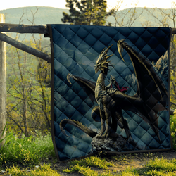 Dragon Quilt Blanket Dhc0712229Vt and Home Decor