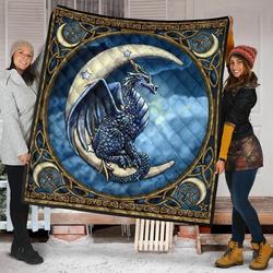 Dragon Quilt Blanket Dhc09121425Dd and Home Decor