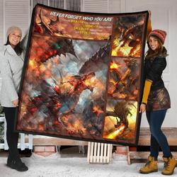 Dragon Quilt Blanket Dhc09121574Dd and Home Decor