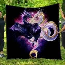 Dragon Quilt Blanket Dhc1001666Vt and Home Decor