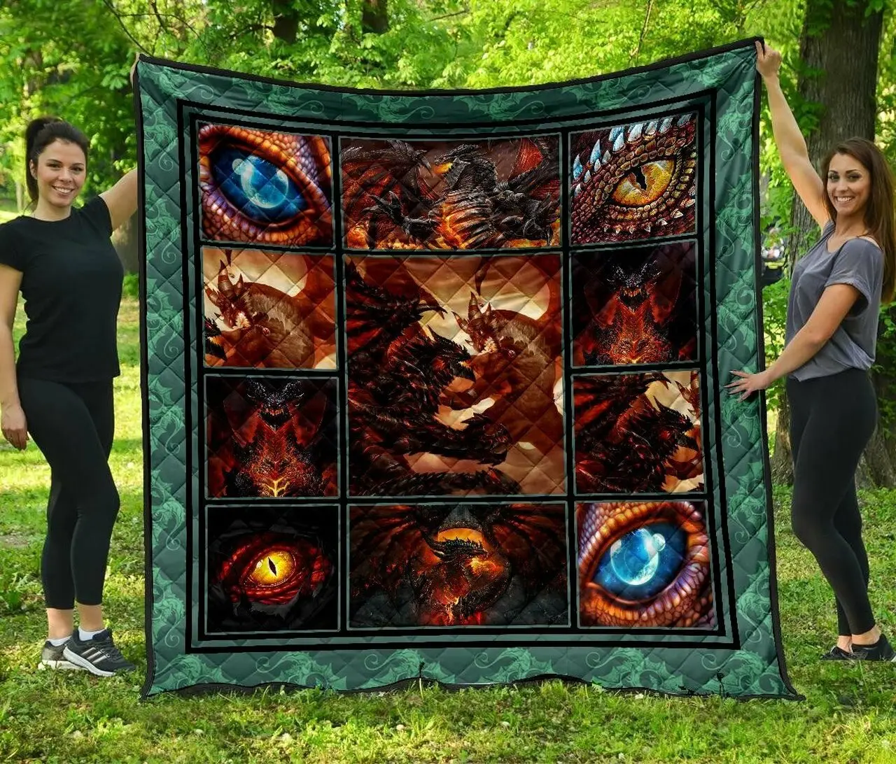 Dragon Quilt Blanket Dhc1001678Vt and Home Decor