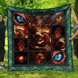 Dragon Quilt Blanket Dhc1001678Vt and Home Decor