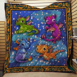Dragon Quilt Design By Exrain and Home Decor