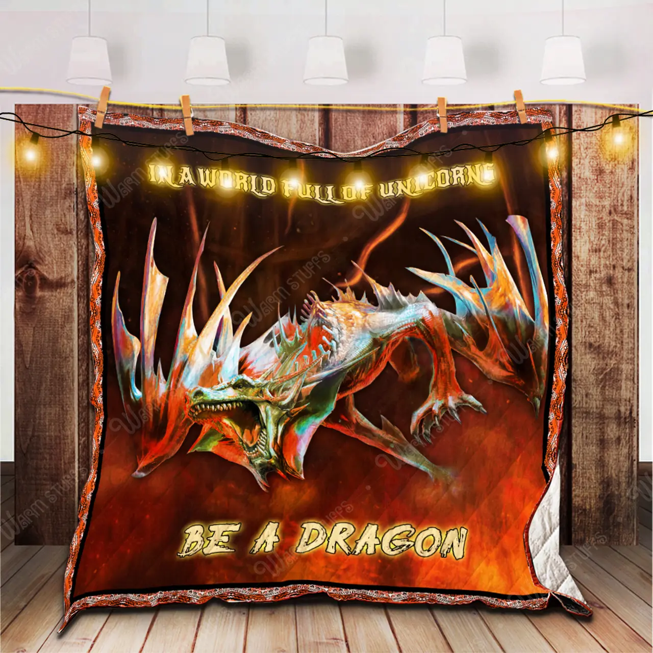 Dragon Quilt Kb244 and Home Decor