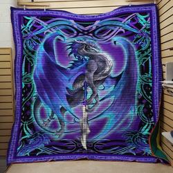 Dragon Quilt V22 and Home Decor
