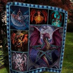 Dragon Quilt V4  and Home Decor