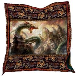 Dragon Washable Quilt 0501-02 and Home Decor