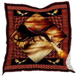Dragon Washable Quilt 1401-06 and Home Decor