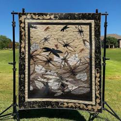 Dragonflies DHCCNA0909 Quilt Blanket and Home Decor