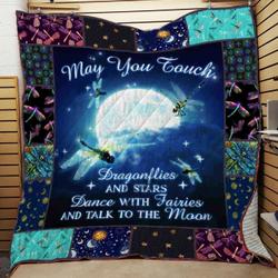 Dragonflies Quilt Blanket ABC07113635 and Home Decor