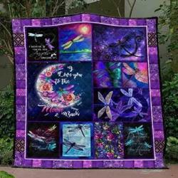 Dragonfly Clound 9 Quilt Blanket ABC07113043 and Home Decor