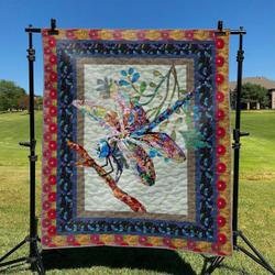 Dragonfly DHCCNA0909 Quilt Blanket and Home Decor