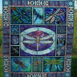Dragonfly Dtc2410176 Quilt Blanket and Home Decor