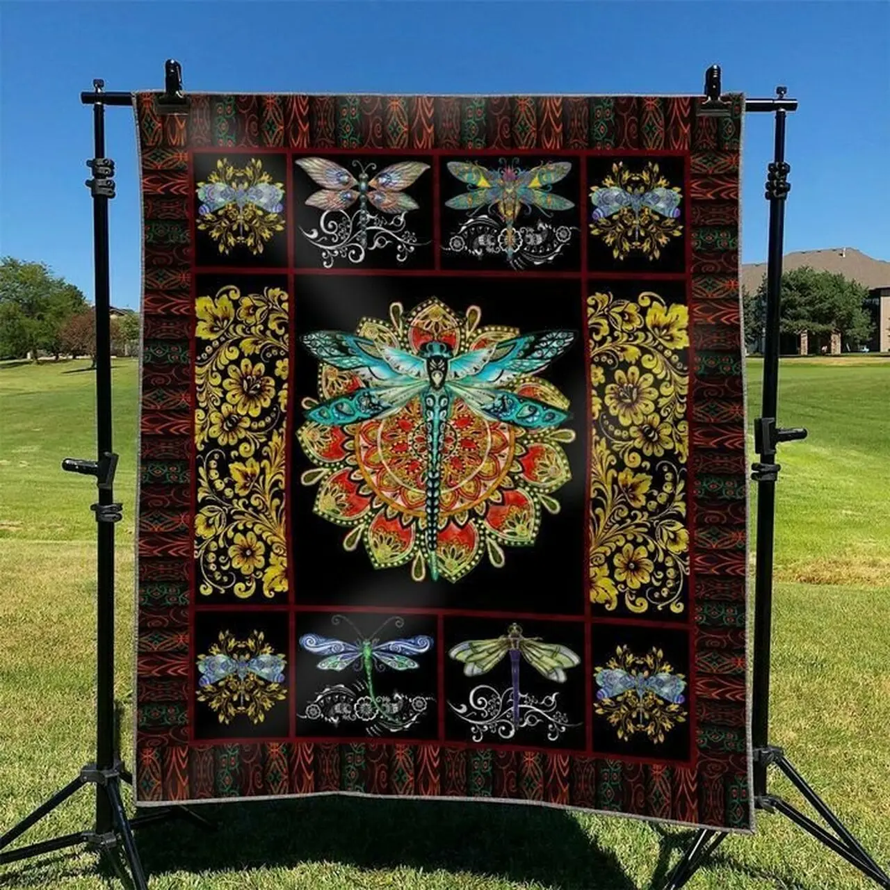 Dragonfly Dtc2410177 Quilt Blanket and Home Decor