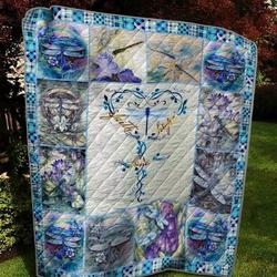 Dragonfly Hope Quilt  and Home Decor