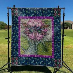 Dragonfly Hur Quilt Cysigm and Home Decor