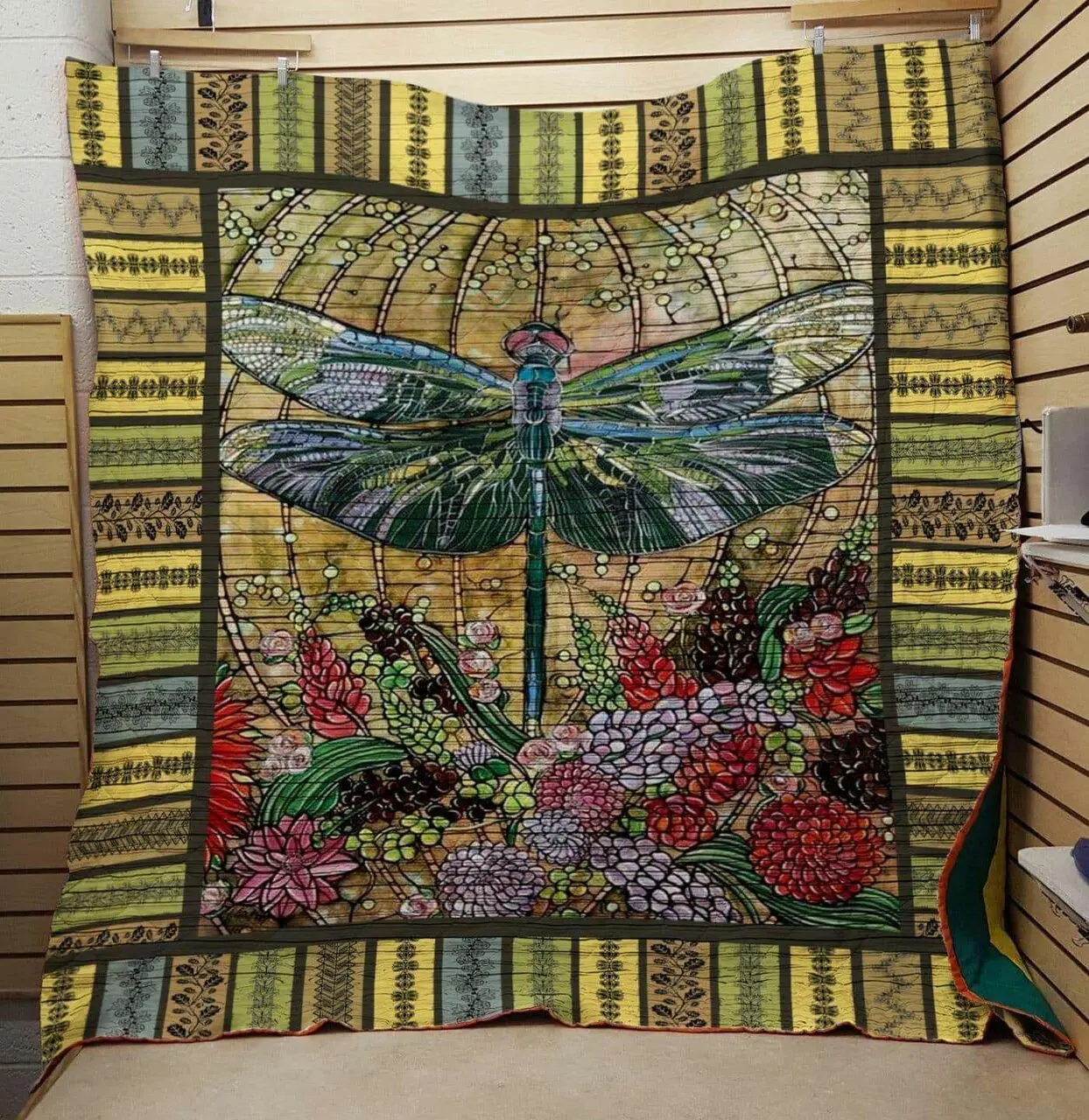 Dragonfly Hur Quilt Cysigr and Home Decor