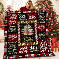 Dragonfly Lml1910109Dt Quilt Blanket and Home Decor
