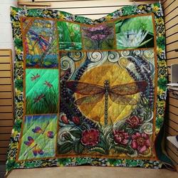 Dragonfly Love Virus Quilt Blanket Christmas Gift Dhc04011305Dd and Home Decor