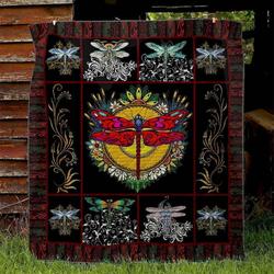 Dragonfly Ml130519 Quilt Blanket and Home Decor