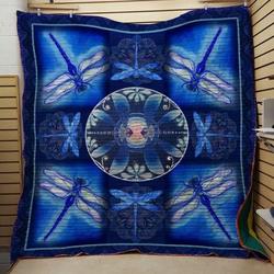Dragonfly Mysterious Dragonfly Quilt Blanket Dhc0201201245Td and Home Decor