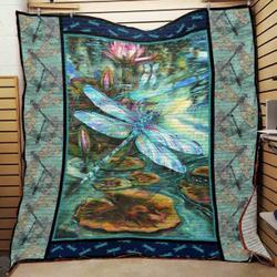 Dragonfly Quilt Blanket ABC07113147 and Home Decor