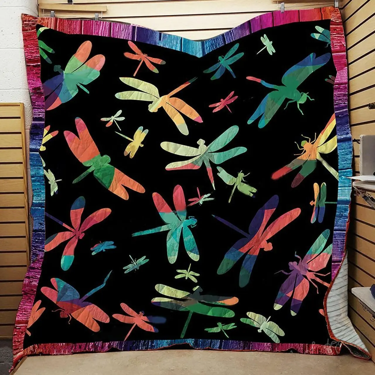 Dragonfly Quilt Blanket ABC07113551 and Home Decor
