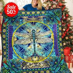Dragonfly Quilt Blanket BBB020122SM and Home Decor