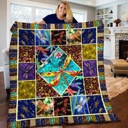 Dragonfly Quilt Blanket BBB060507MH and Home Decor