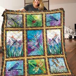 Dragonfly Quilt Blanket C9B010602Ta and Home Decor