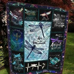 Dragonfly Quilt Blanket Dhc010206Lt and Home Decor