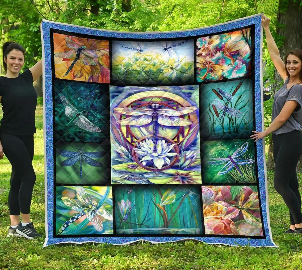 Dragonfly Quilt Blanket Dhc13121508Vt and Home Decor