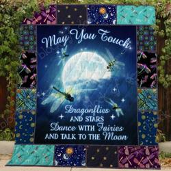 Dragonfly Quilt Blanket Dhc13122592Vt and Home Decor