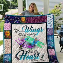 Dragonfly Quilt Blanket Dhc13122599Vt and Home Decor