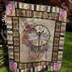 Dragonfly Quilt Blanket Dhc13122618Vt and Home Decor