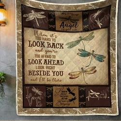 Dragonfly Quilt Blanket Dhc13122636Vt and Home Decor