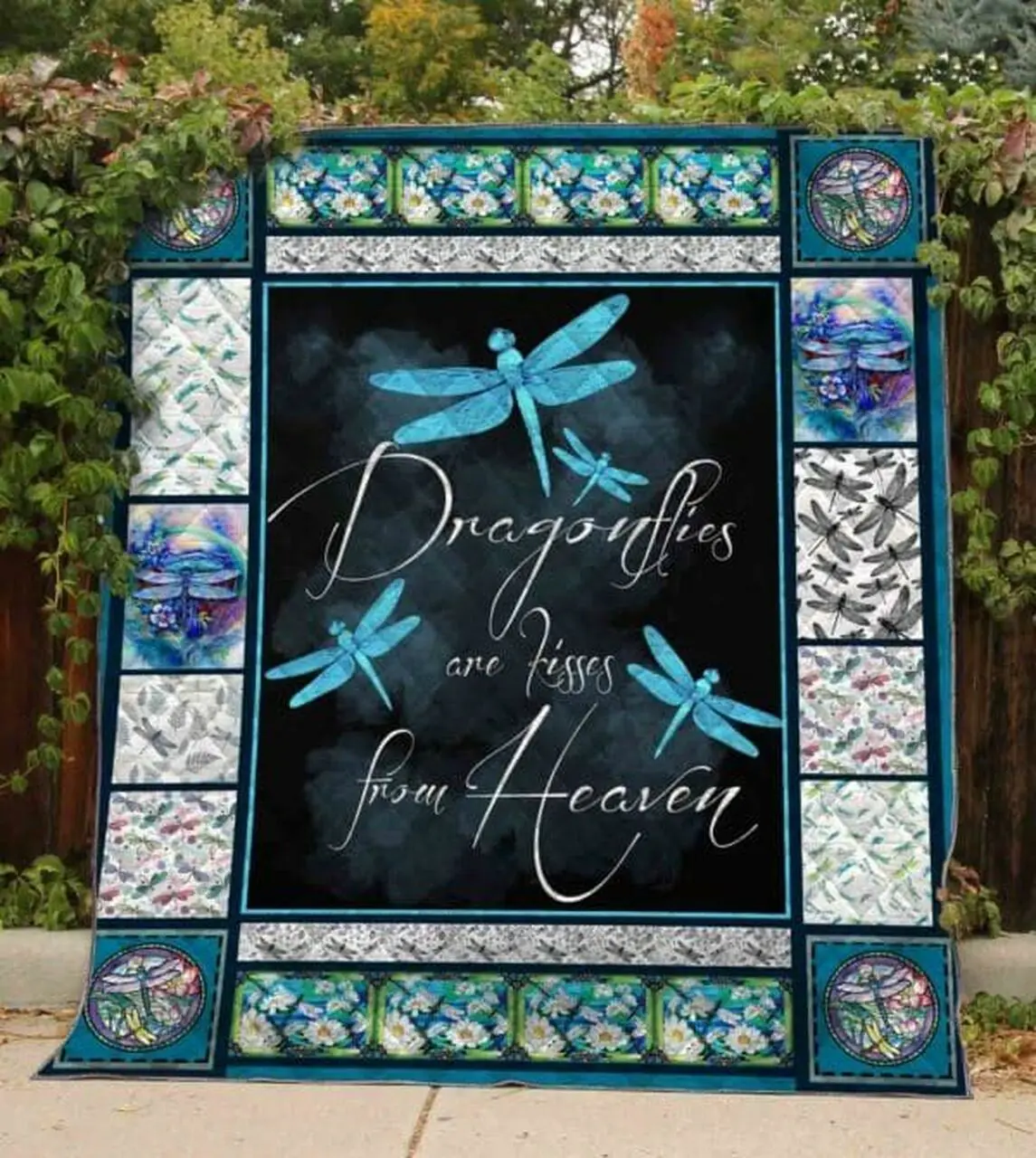 Dragonfly Quilt Blanket Dhc13122648Vt and Home Decor