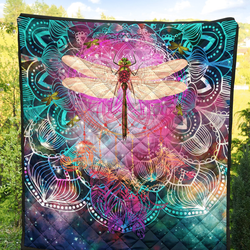 Dragonfly Quilt Blanket Dhc13122707Vt and Home Decor