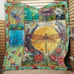 Dragonfly Quilt Blanket Lukq6H Dhc0301935Dd and Home Decor