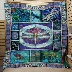 Dragonfly Quilt V19 and Home Decor