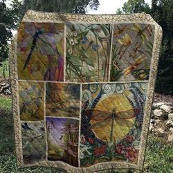 Dragonfly Quilt V2 Design By Exrain and Home Decor