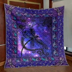 Dragonfly Ring My Bell Quilt Blanket Christmas Gift Dhc04011301Dd and Home Decor