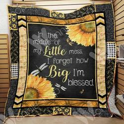 Dragonfly Sunflower Hur Quilt vp and Home Decor