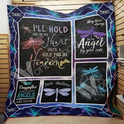 Dragonfly Talking To The Moon Quilt Blanket Christmas Gift Dhc04011303Dd and Home Decor