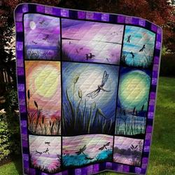 Dragonfly Up So High Quilt Blanket Dhc0201201176Td and Home Decor