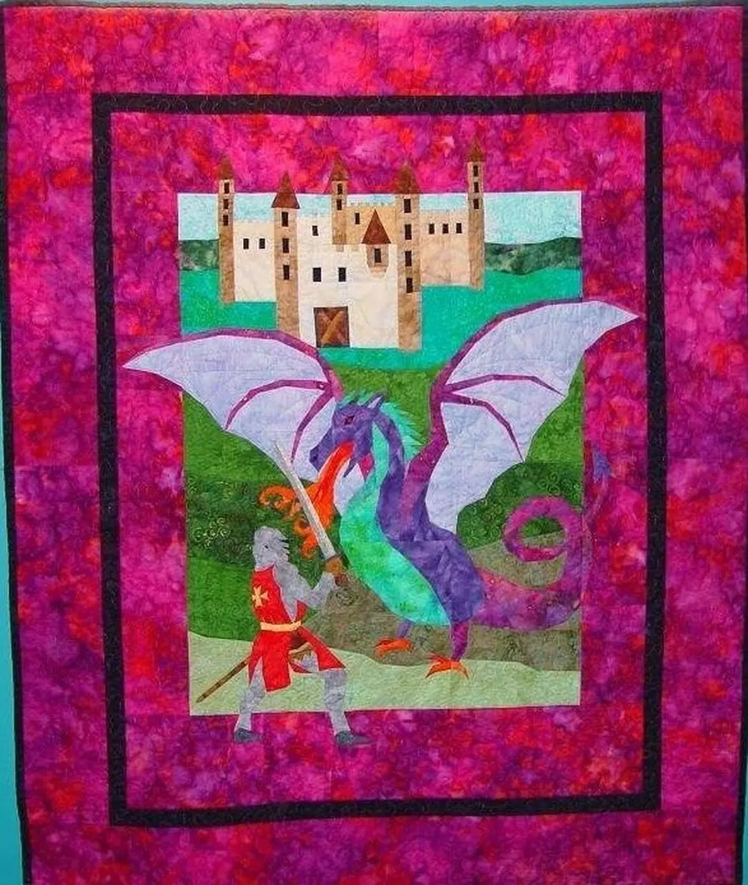 Dragons Swords And Heroes Cla2210168Q Quilt Blanket and Home Decor