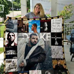 Drake Albums Cover Poster Quilt Blanket and Home Decor