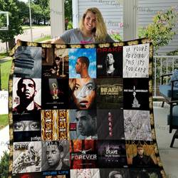 Drake Albums Cover Poster Quilt Blanket Ver 2 and Home Decor